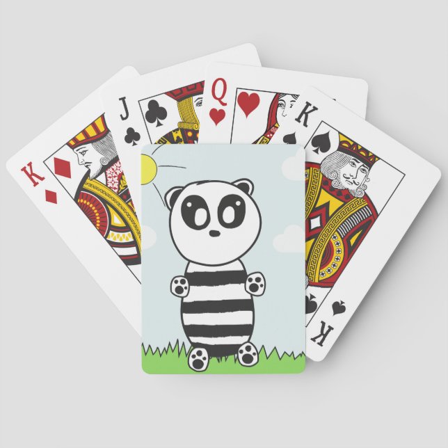 Panda Kids   Poker Cards (Back)