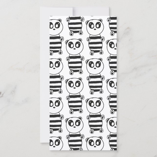 Panda Kids  Save The Date (Front)