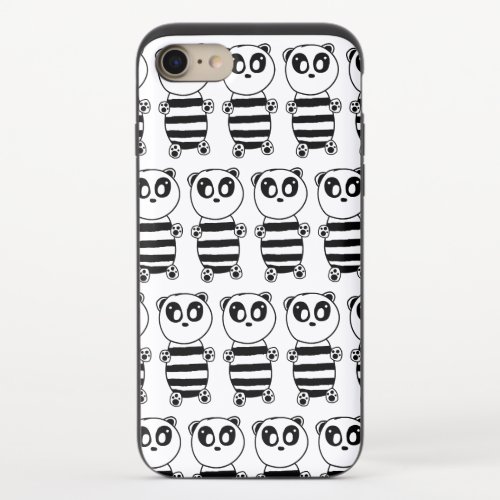 Panda Kids  iPhone 87 Slider Case