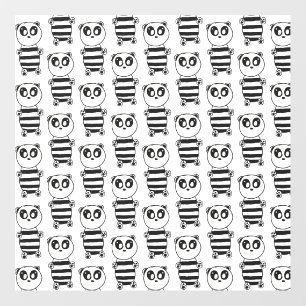 Panda Kids    Wall Decal