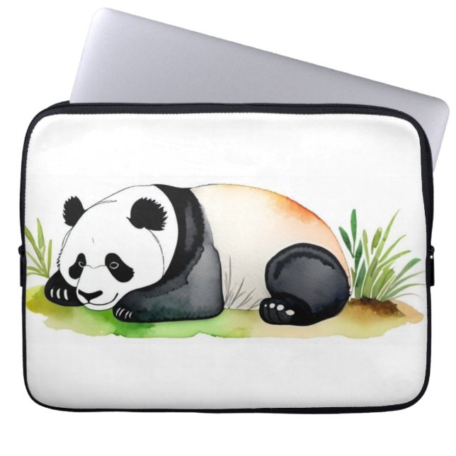 Panda Laptop Sleeve (Front)