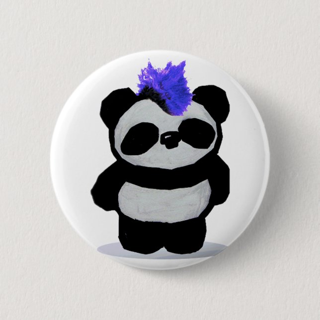 Panda Large 2010 Edition Pinback Button (Front)
