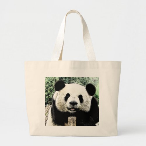 Panda Large Tote Bag