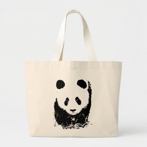 Panda Large Tote Bag