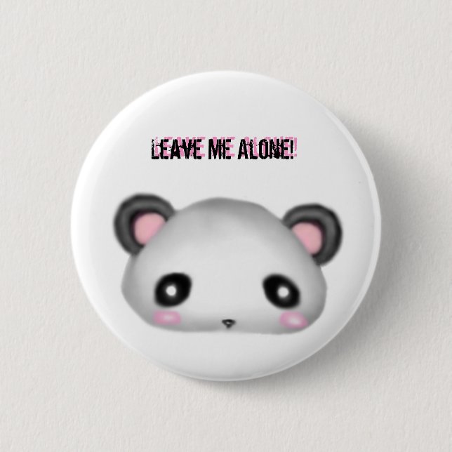 Panda - Leave me Alone! Button (Front)
