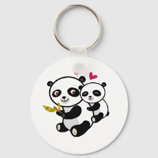 Panda Love <3 Keychain