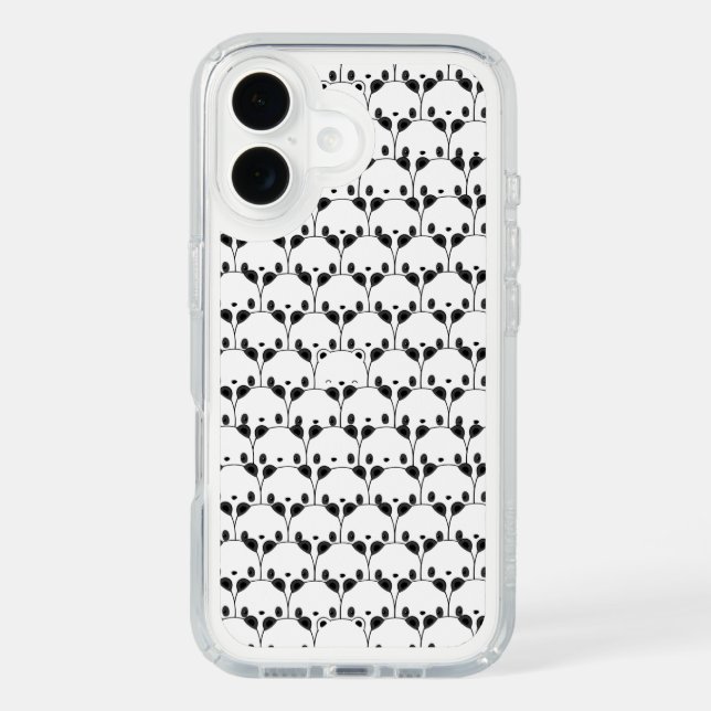 Panda Love Adorably Protective iPhone16 Speck Case (Front)