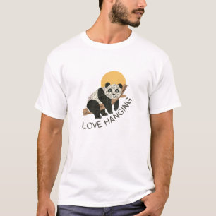 Panda love hanging  T-Shirt