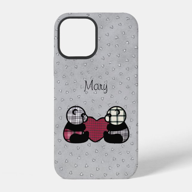 Panda Love  Iphone Case (Back)