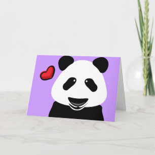 Panda Love You Beary Much Modern Card