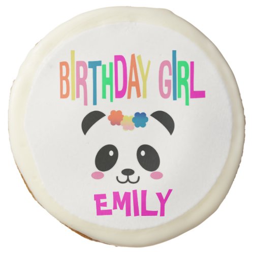 Panda Lover Birthday Girl Party Theme Outfit Sugar Cookie