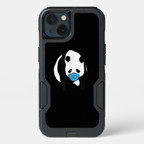 Panda Lover  Cute Panda Bear Face Mask iPhone 13 Case