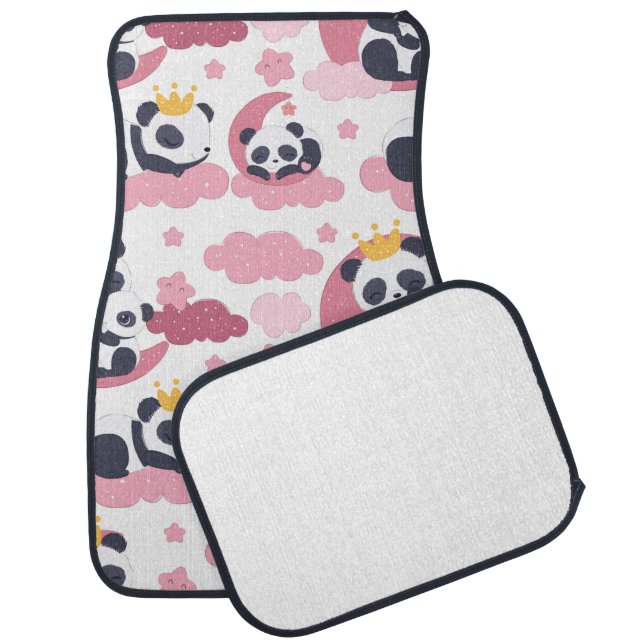 Panda Lover | I Am Nicknamed As Panda Car Floor Mat (Set)