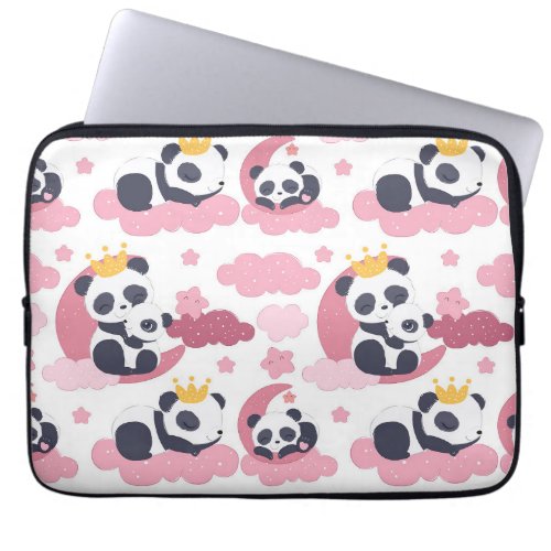 Panda Lover  I Am Nicknamed As Panda Laptop Sleeve