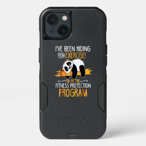 Panda Lover  Ive Been Hiding From Exercise iPhone 13 Case