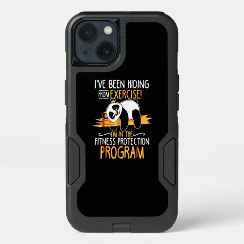 Panda Lover  Ive Been Hiding From Exercise iPhone 13 Case