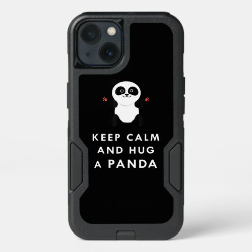 Panda Lover  Kepp Calm And Love Panda iPhone 13 Case