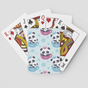Panda Lover The Panda Is A Nasty Animal Poker Cards