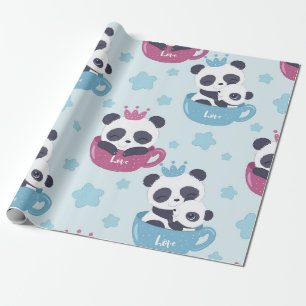 Panda Lover The Panda Is A Nasty Animal Wrapping Paper