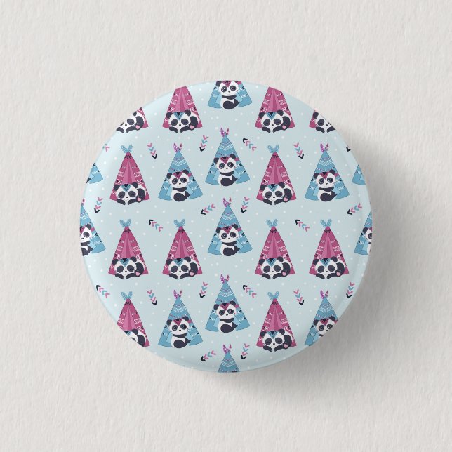 Panda Lover | To Be Like Panda Button (Front)