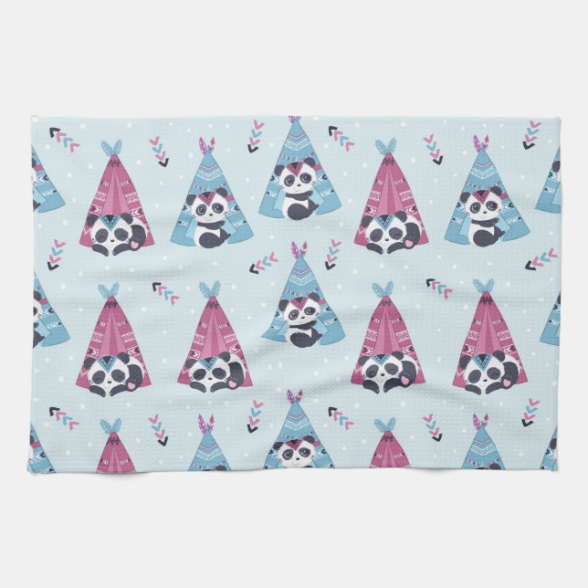 Panda Lover | To Be Like Panda Kitchen Towel (Horizontal)