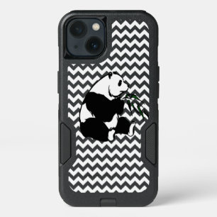 Panda Lovers Custom Chevron iPhone 13 Case