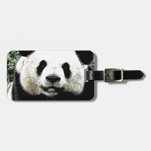 Panda Luggage Tag