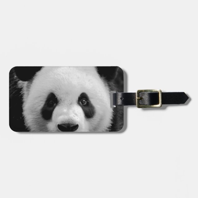 Panda Luggage Tag (Front Horizontal)