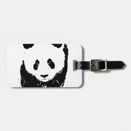 Panda Luggage Tag