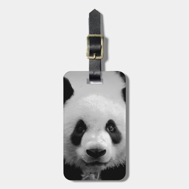 Panda Luggage Tags (Front Vertical)