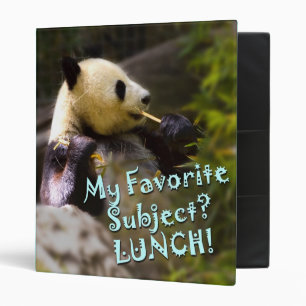 Panda Lunch Binder