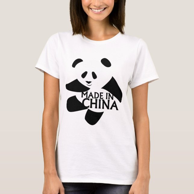 Panda, Made in China T-Shirt (Front)