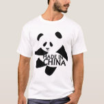 Panda, Made In China T-shirt at Zazzle