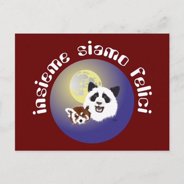 Panda Meeting postcard (Front)