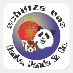 Panda Meeting stickers