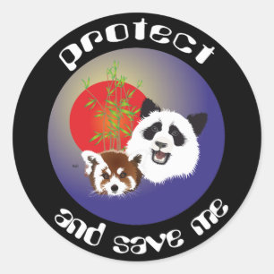 Panda Meeting stickers
