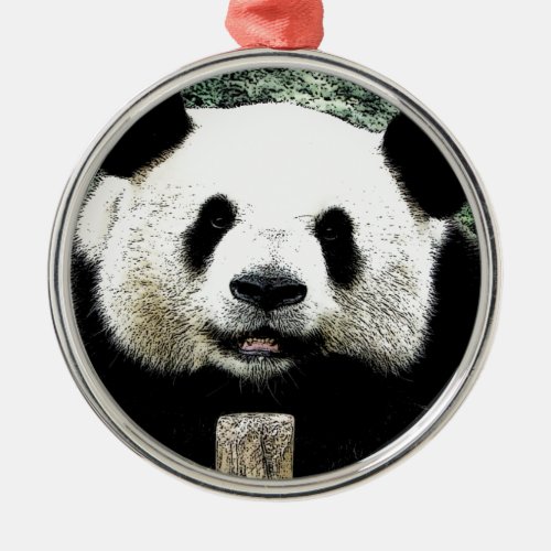 Panda Metal Ornament