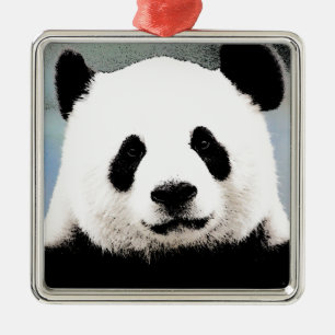 Panda Metal Ornament