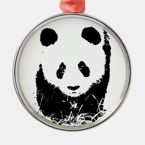 Panda Metal Ornament