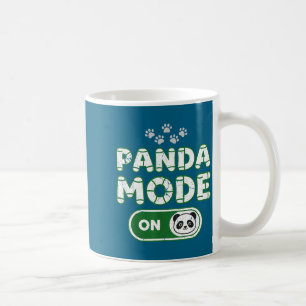 Panda Mode On Funny Animal Bear Lover Owner Costum Coffee Mug