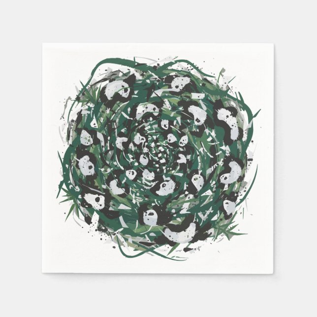 Panda-monium Napkins (Front)