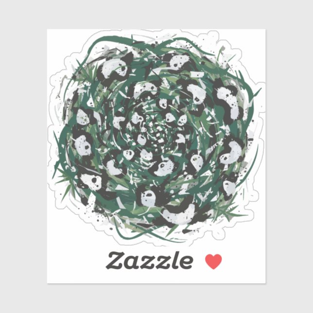 Panda-monium Sticker (Sheet)