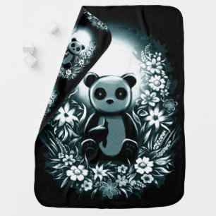Panda Moon Baby Blanket