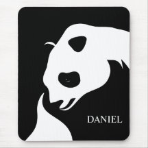 Panda Bear Personalized Mousepad