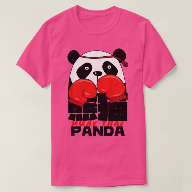 Panda Muay Thai T-Shirt (Design Front)
