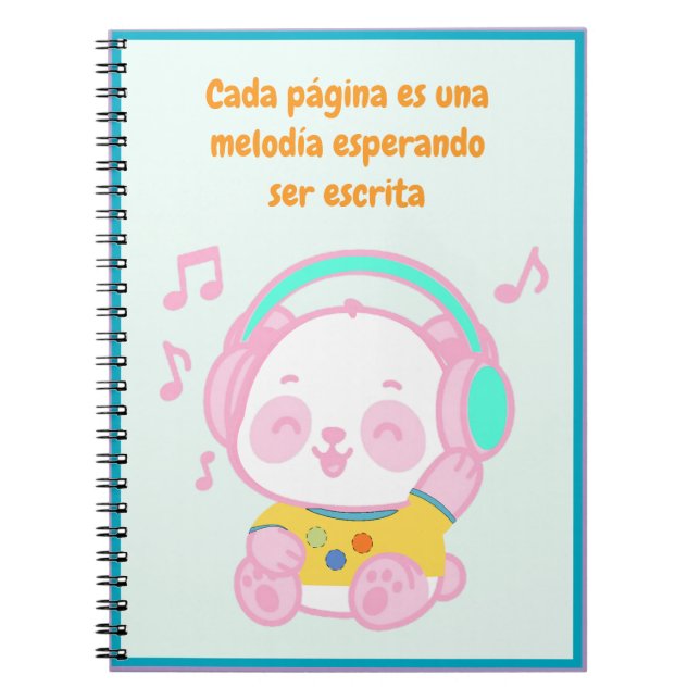 Panda Musical Notebook (Front)