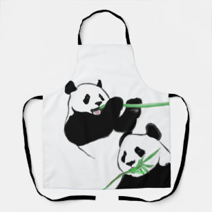 Panda name apron