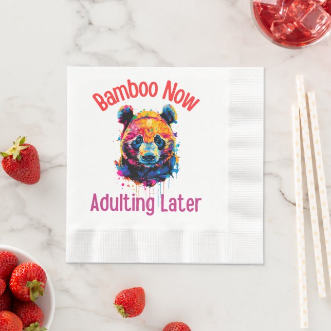 Panda  napkins (Insitu)