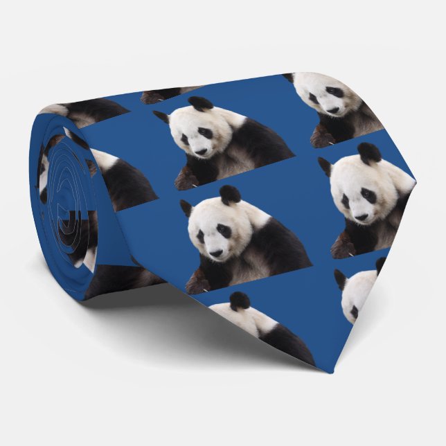 “Panda” Neck Tie (Rolled)