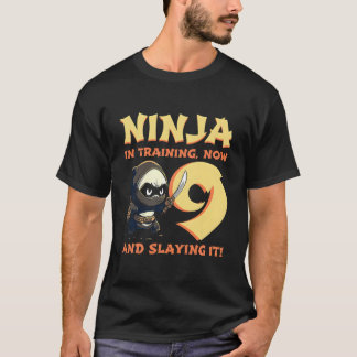 Panda Ninja I'M 9 Nine Ninja 9Nd T-Shirt